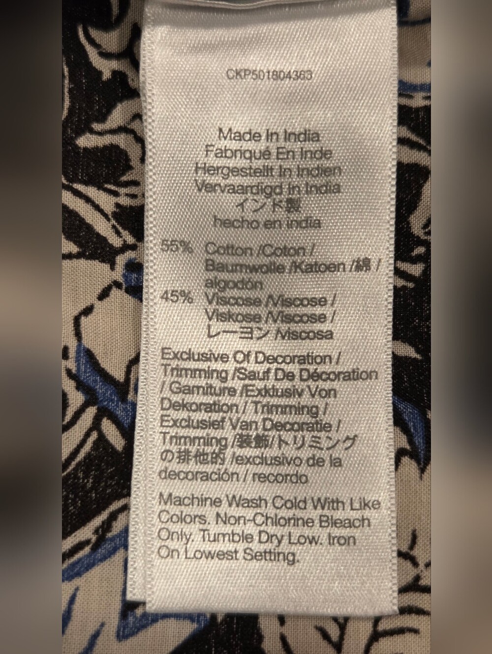 Madewell Floral Puff-Sleeve Peasant Top in Brown and Blue,Suze XL - Picture 16 of 16